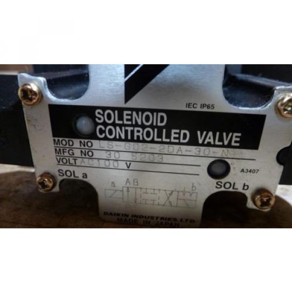 Daikin LS-G02-2DA-30-N, Hydraulic Solenoid Valve nice condition #2 image