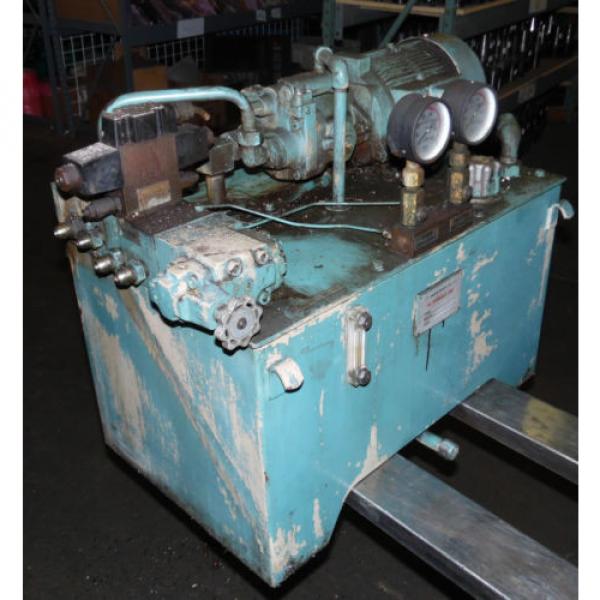 Daikin 2 HP Oil Hydraulic Unit, Pump A1R-40, T475329, Used, WARRANTY #5 image