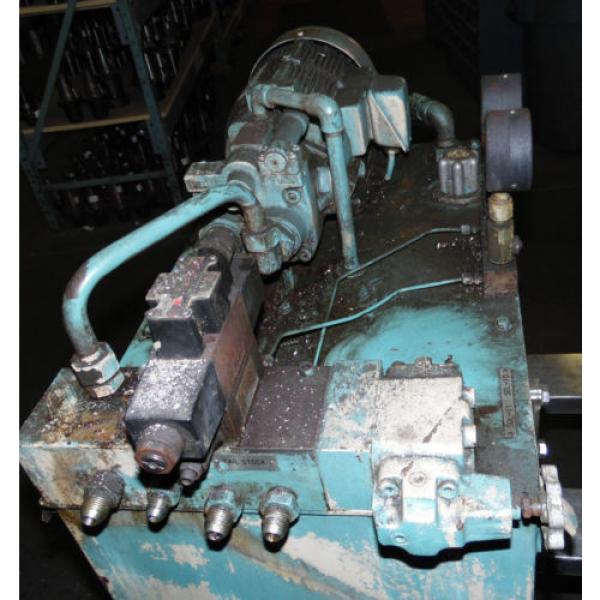 Daikin 2 HP Oil Hydraulic Unit, Pump A1R-40, T475329, Used, WARRANTY #6 image
