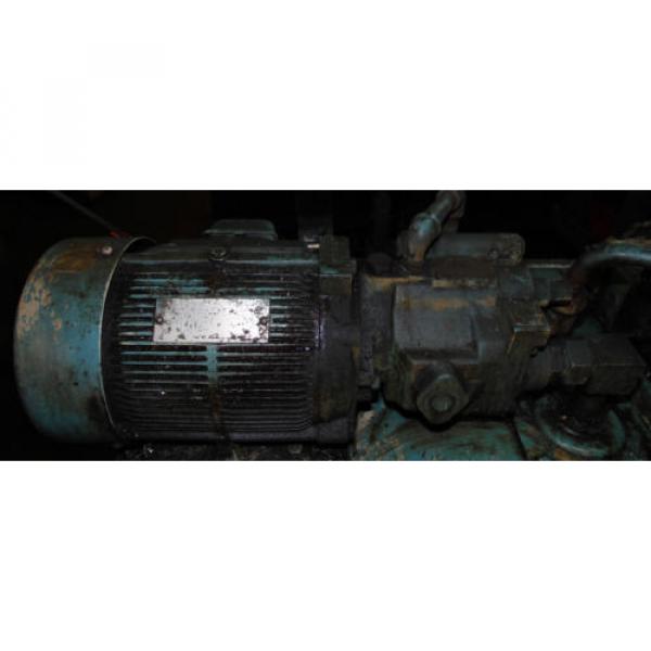 Daikin 2 HP Oil Hydraulic Unit, Pump A1R-40, T475329, Used, WARRANTY #7 image