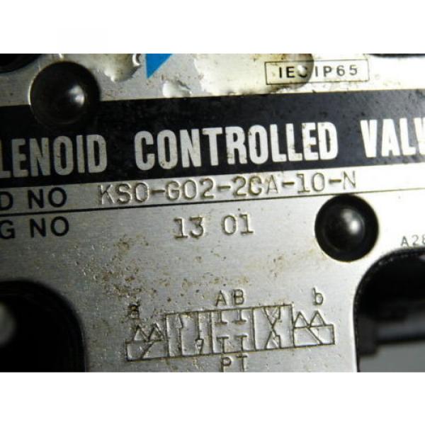 Daikin KS0-G02-2CA-10-N Hydraulic Solenoid Control Valve  USED #2 image