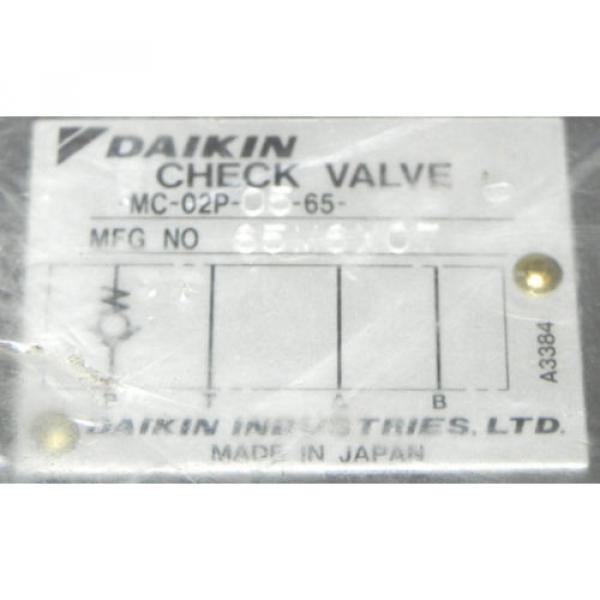 Origin DAIKIN MC-02P-05-65 CHECK VALVE MC02P0565 #2 image