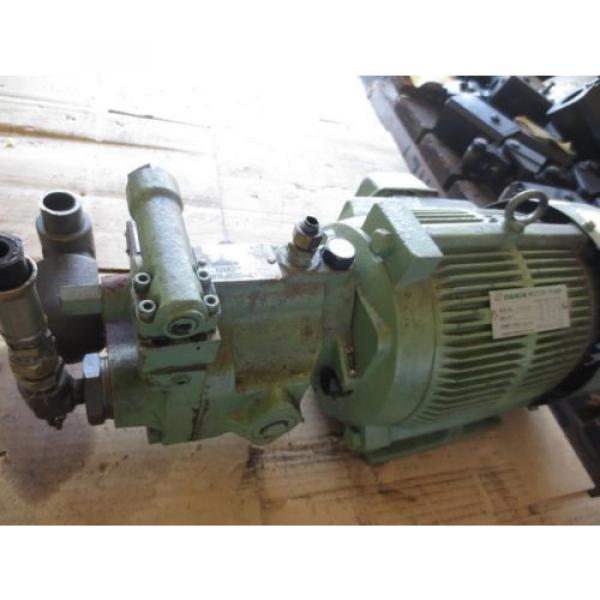 DAIKIN 3 PHASE INDUCTION MOTOR M15A1-3-30 PUMP V15A1R-40 CNC #4 image