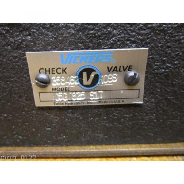 Vickers 358462 K09S CG5-825-S17 Hydraulic Check Valve origin Old Stock #2 image