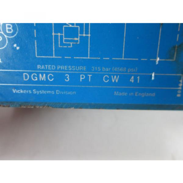 Vickers Hydraulic Valve 315 Bar DGMC-3-PT-CW-41 w/Attachment T #3 image