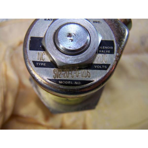 Origin OLD STOCK VICKERS NC SV2-20-C-0-12DS 12V-DC HYDRAULIC SOLENOID VALVE SF20 #6 image