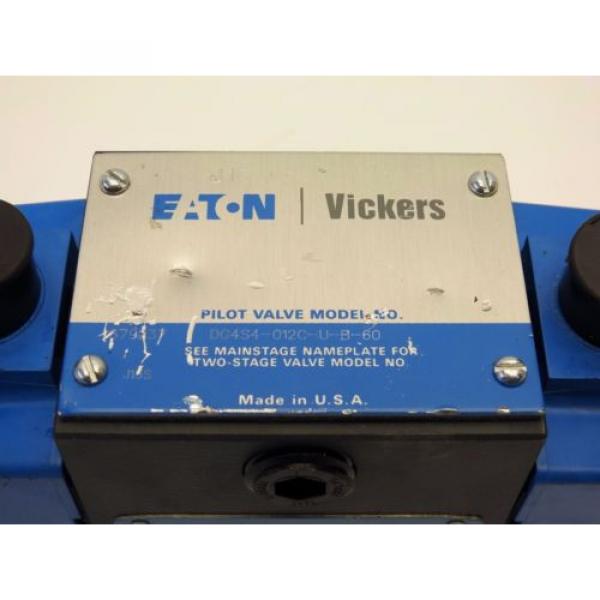 Eaton Vickers Hydraulic Pilot Directional Valve DG4S4-012C-U-B-60 with Coils #1 #2 image