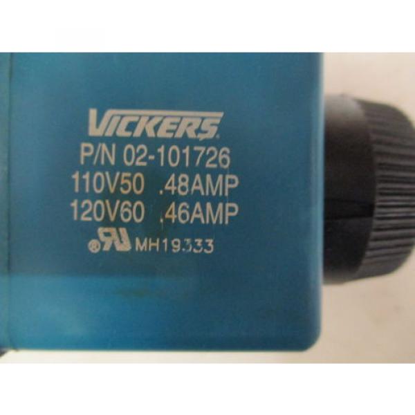 Vickers directional hydraulic control valve DG4V-3S-6C-M-U-B5-60  W/ 2 P/N 02-10 #3 image
