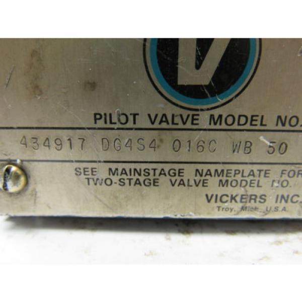 Vickers 434917 DG4S4 016C WB 50 Hydraulic Directional Control Valve #7 image