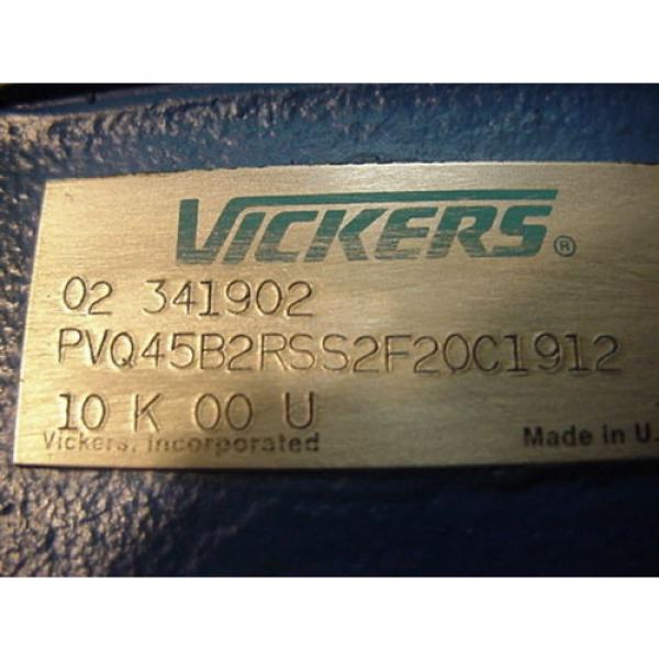 Genuine Eaton Vickers hydraulic Variable piston pump PVQ45B2RSS2F20C1 02-341902 #3 image