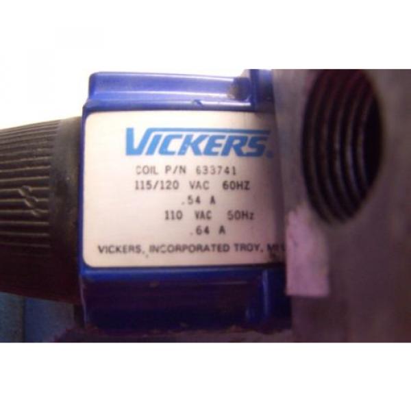 Origin VICKERS DG4V VICKERS DG5S HYDRAULIC DIRECTIONAL CONTROL VALVE 120VAC COIL #4 image