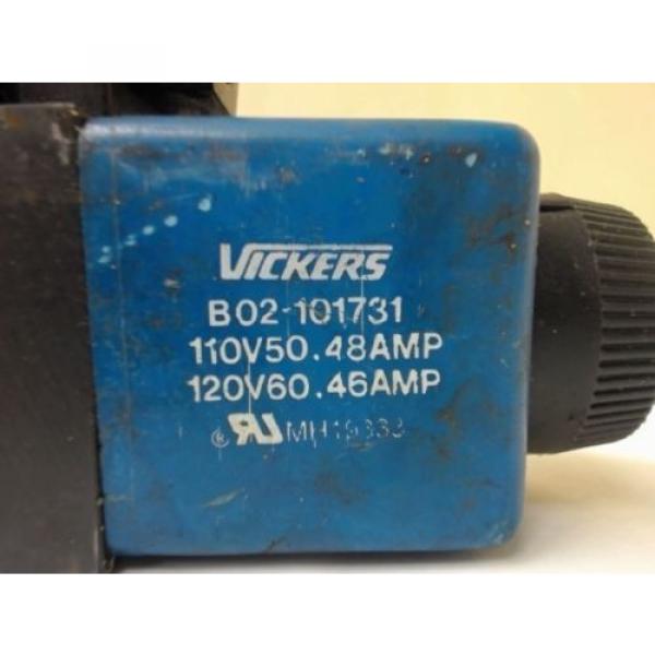 VICKERS B02-101731 HYDRAULIC CONTROL VALVE, 110V50HZ 048 AMP, 120V60HZ 046 AMP #2 image