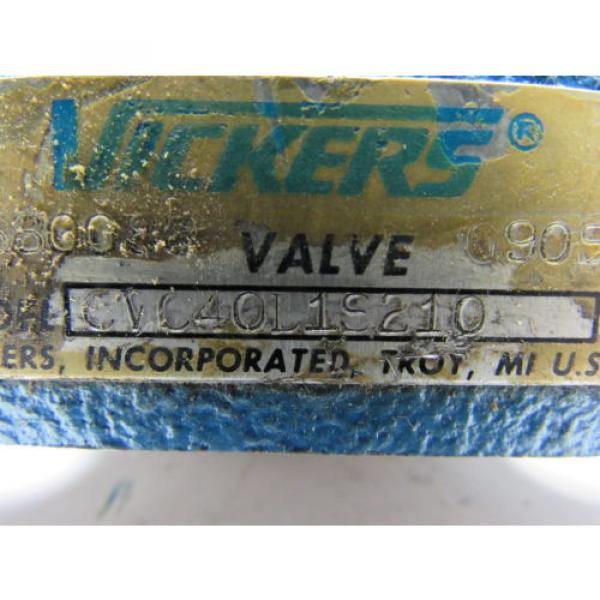 Vickers CVC40L1S210 Slip-in Hydraulic Cartridge Valve #10 image