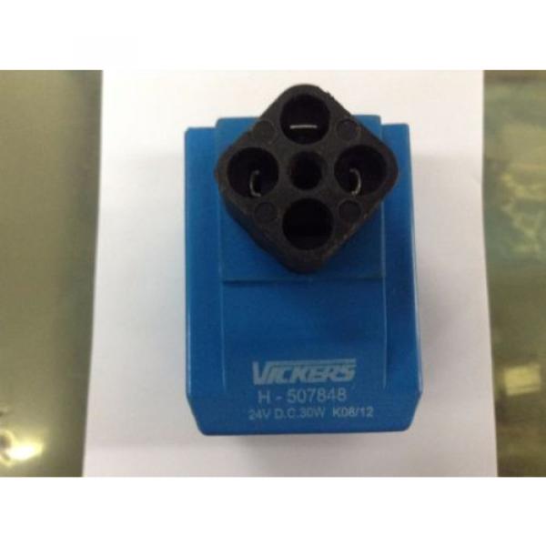 VICKERS H-507848 Solenoid Coil 24 V DC, 30 W for Hydraulic Valve #1 image