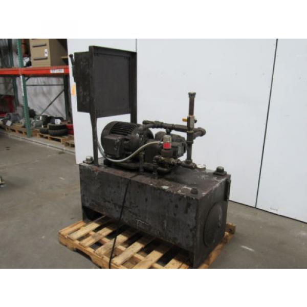 VICKERS/ MARMAC 85 GAL Hydraulic Power Unit 7-1/2HP 460V 3Ph W/ 25V Pump Tested #2 image