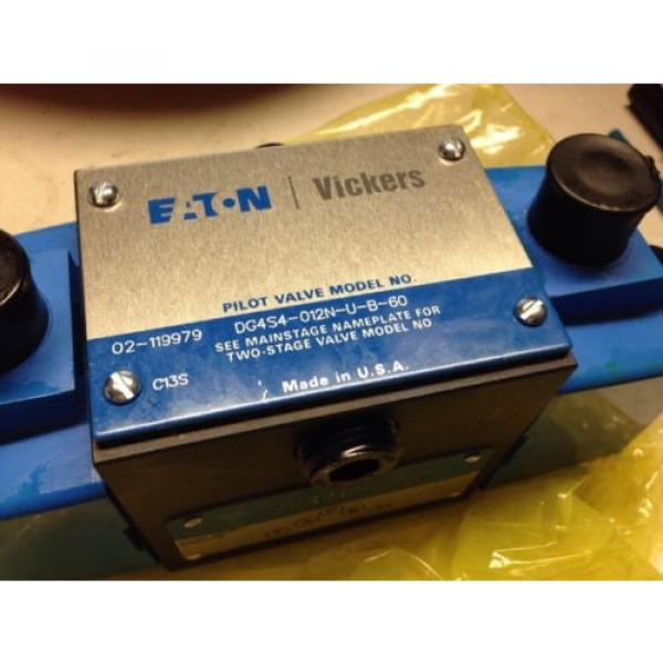 Eaton Vickers Dg4s4-012n-u-b-60 Hydraulic Directional Control Valve #2 image