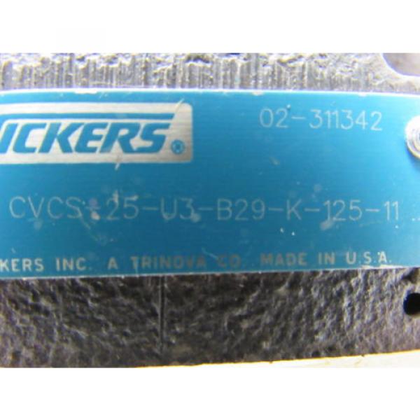 VICKERS CVCS-25-U3-B29-K-125-11 02-311342 Hydraulic Control Valve #10 image