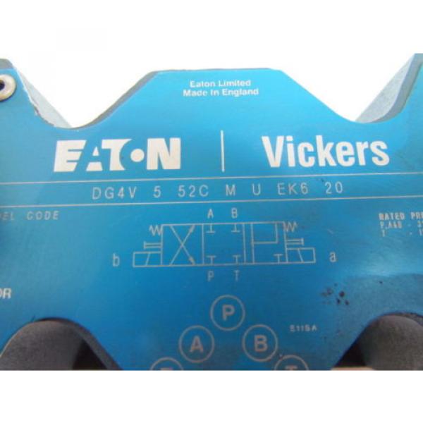 Eaton Vickers DG4V 5 52C M U EK6 20 Hydraulic Directional Valve 115 VAC #2 image