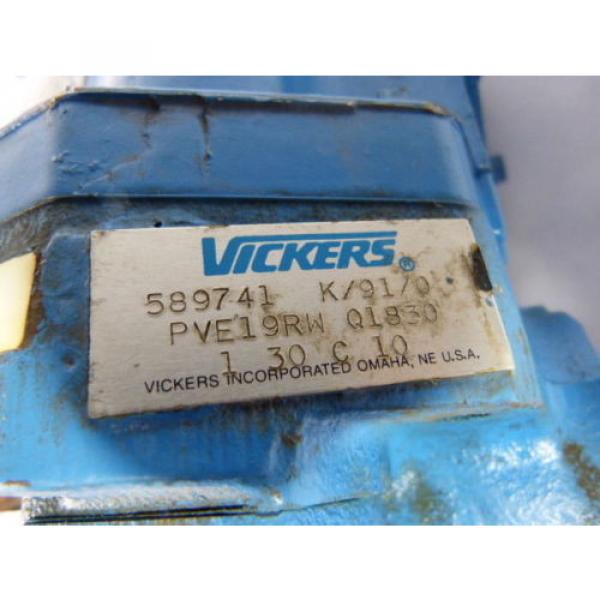 Vickers PVE19RW-Q1830 Single Stage Pump  USED #4 image