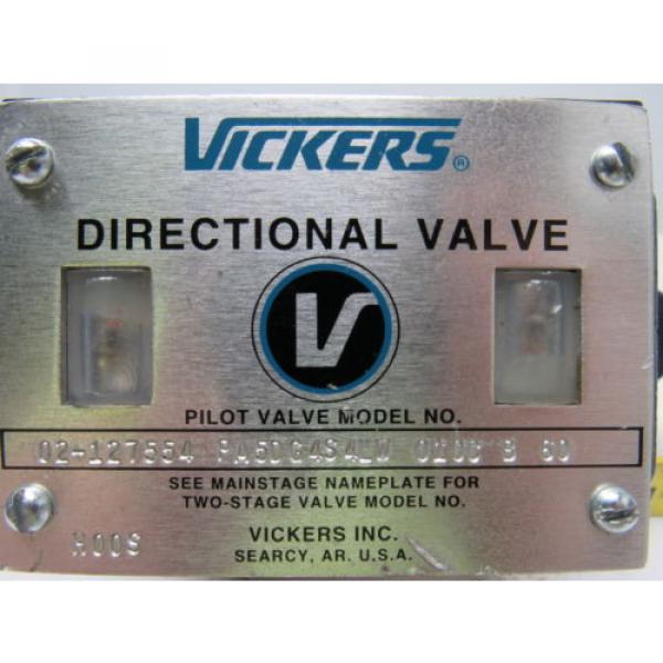 Vickers 02-127554  PA5DG4S4-LW-010C-B-60 Hydraulic Directional Control Valve #9 image