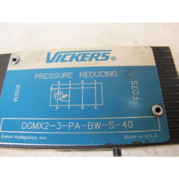 VICKERS,  PRESSURE REDUCING VALVE,   DGMX2-3-PA-BW-S-40 #7 image