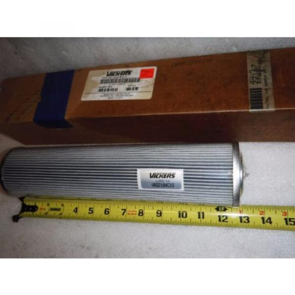 Vickers 22167 Hydraulic Filter Element V6021B4C10 10 MICRON, 13#034; #1 image