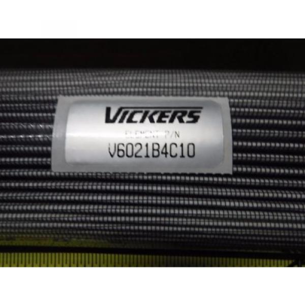 Vickers 22167 Hydraulic Filter Element V6021B4C10 10 MICRON, 13#034; #3 image