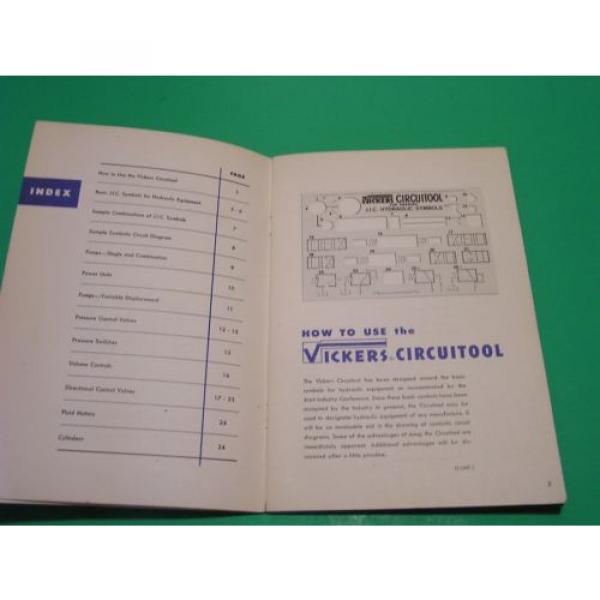 Vickers Circuitool for Drawing Hydraulic Symbols and Symbolic Circuits 1952 #3 image