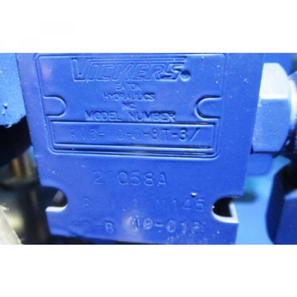 RWE Vickers Delta Power A23 Dual 1/2 HP Baldor Motor Hydraulic Power Unit Used #11 image