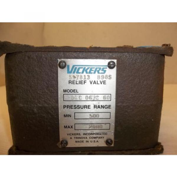 Vickers DGC 06 C 60 Hydraulic Relief Valve HYD1531 #2 image