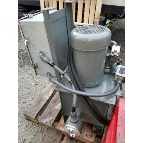 Vickers  Hydraulic Power Unit 5 Hp #4 image