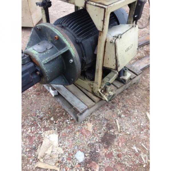 Hydraulic power with 75HP Vickers pump Motor Pump Only Used #3 image
