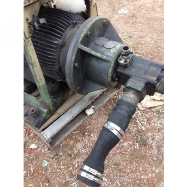 Hydraulic power with 75HP Vickers pump Motor Pump Only Used #7 image