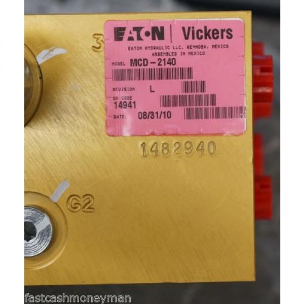 EATON VICKERS MCD-2140 HYDRAULIC MANIFOLD OSHKOSH 1482940 HEMTT MILITARY TRUCK #4 image