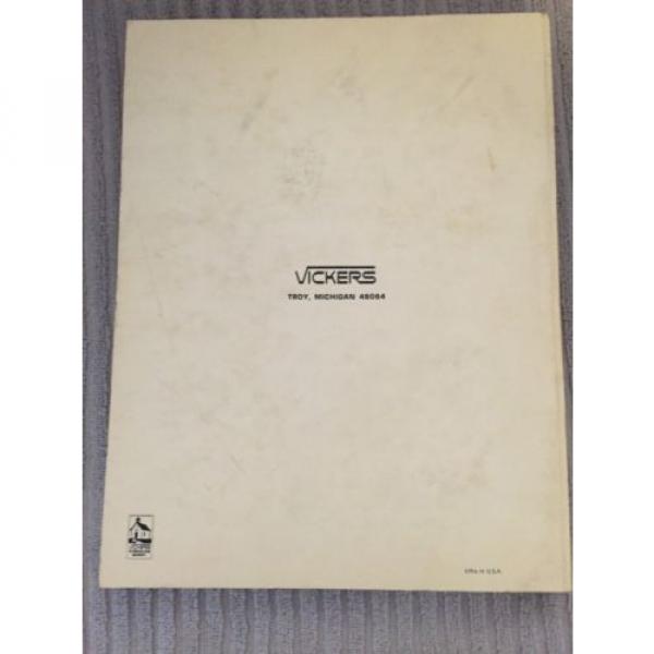Industrial Hydraulics Manual Sperry Rand Vickers 935100-A 1970 First Edition #7 image