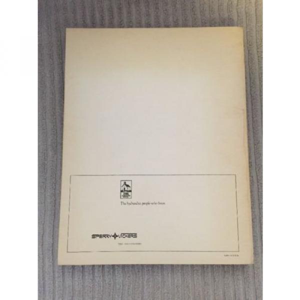 Industrial Hydraulics Manual Sperry Rand Vickers 935100-A 1970 First Edition #10 image