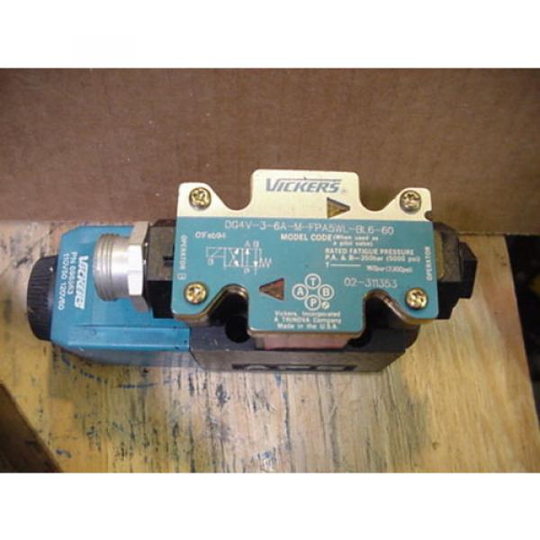 origin Eaton Vickers 02-311353 DG4V-3-6A-M-FPA5WL-BL6-60 hydraulic solenoid valve #1 image
