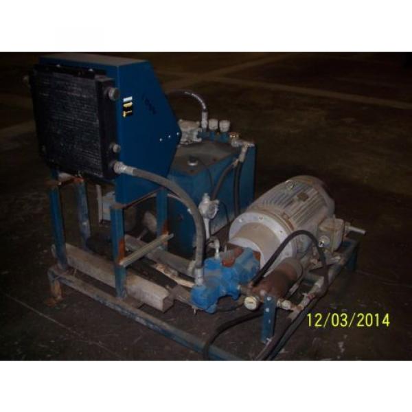 Vickers 30 Hp Hydraulic Oil Pump w/cooler amp; Reservoir- Nice #1 image