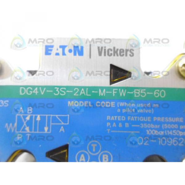 VICKERS DG4V-3S-2AL-M-FW-B5-60 HYDRAULIC DIRECTIONAL CONTROL VALVE Origin NO BOX #4 image