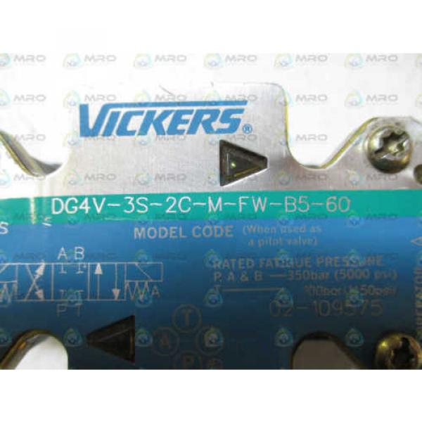 VICKERS DG4V-3S-2C-M-FW-B5-60 HYDRAULIC SOLENOID VALVE Origin NO BOX #1 image