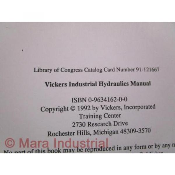 Vickers 935100-C Industrial Hydraulics Manual - Used #4 image