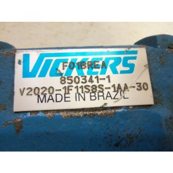 VICKERS V2020-1F11S8S-1AA-30 HYDRAULIC PUMP USED #4 image