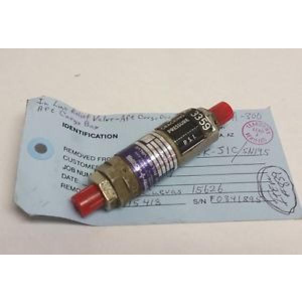 Sperry Vickers Aircraft Hydraulic Relief Valve HR6B9-002-GB3 #1 image