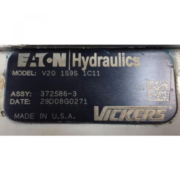 Eaton V201S9S1C11, Pump; Hydraulics Vickers #6 image