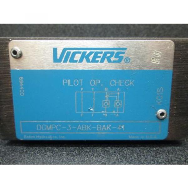Vickers DGMPC-3-ABK-BAK-41 Hydraulic Check Valve #2 image