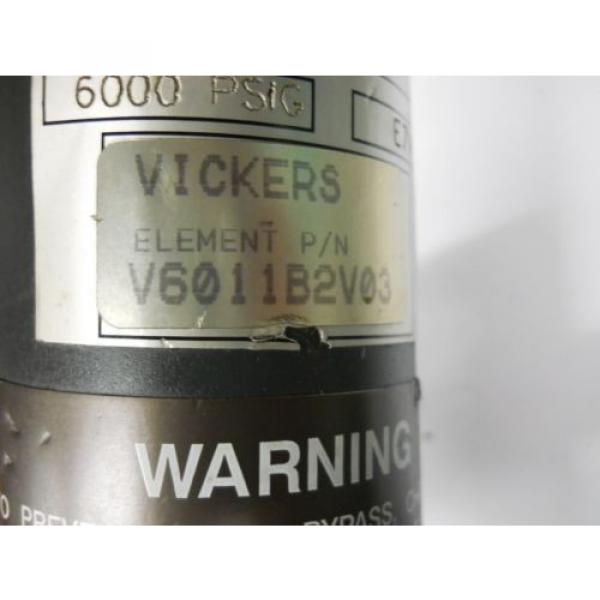 VICKERS H6101A4 1B2 HYDRAULIC FILTER HOUSING ASSEMBLY 6000 PSI Origin NO BOX #3 image