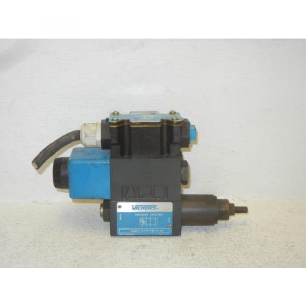 VICKERS DG4V-3S-2A-M-FW-B5-60 USED SOLENOID VALVE WITH DGMX2-3-PP-FW-S-40 #1 image