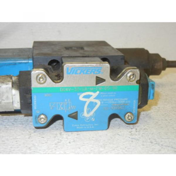 VICKERS DG4V-3S-2A-M-FW-B5-60 USED SOLENOID VALVE WITH DGMX2-3-PP-FW-S-40 #2 image