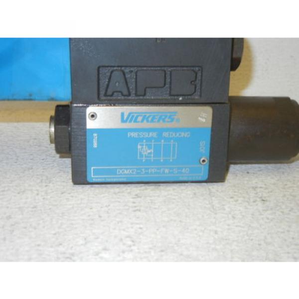 VICKERS DG4V-3S-2A-M-FW-B5-60 USED SOLENOID VALVE WITH DGMX2-3-PP-FW-S-40 #3 image