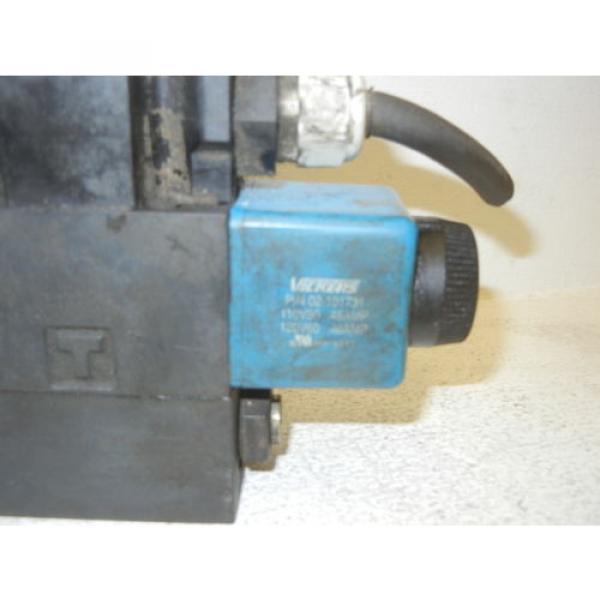 VICKERS DG4V-3S-2A-M-FW-B5-60 USED SOLENOID VALVE WITH DGMX2-3-PP-FW-S-40 #4 image